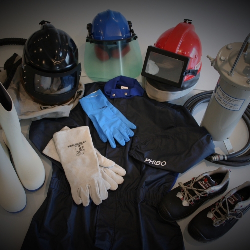 Safety equipment during air-gumming