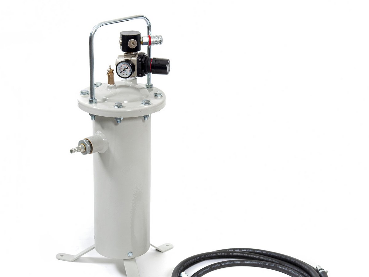 Breathing air filter Phibo AF4 with pressure regulator and breathing air hose