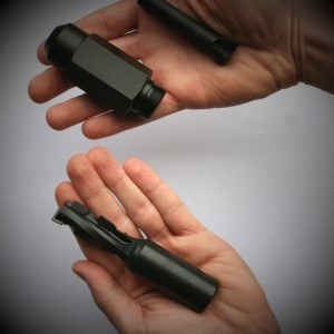 Blackened steel part with a uniform deep black colour
