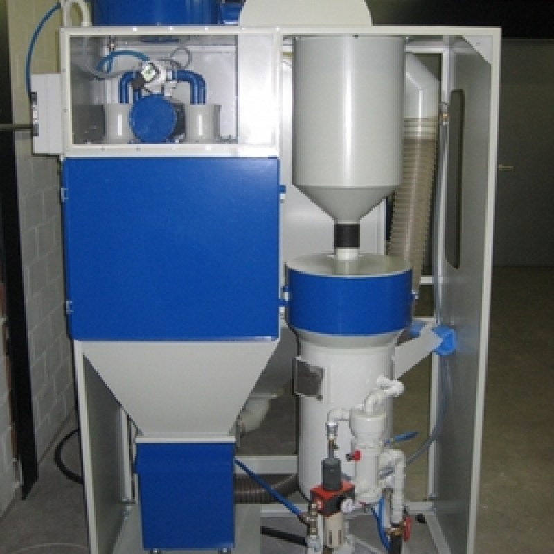 Filtration and recovery unit on the pressure principle