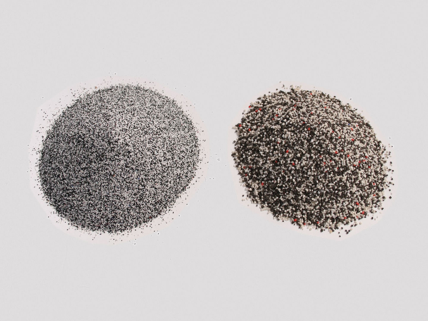 Plastic media for aluminium and composite parts