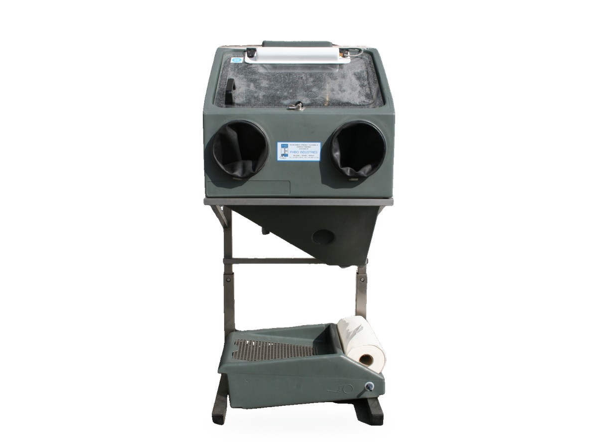 Wet blast cabinet type Vapormate