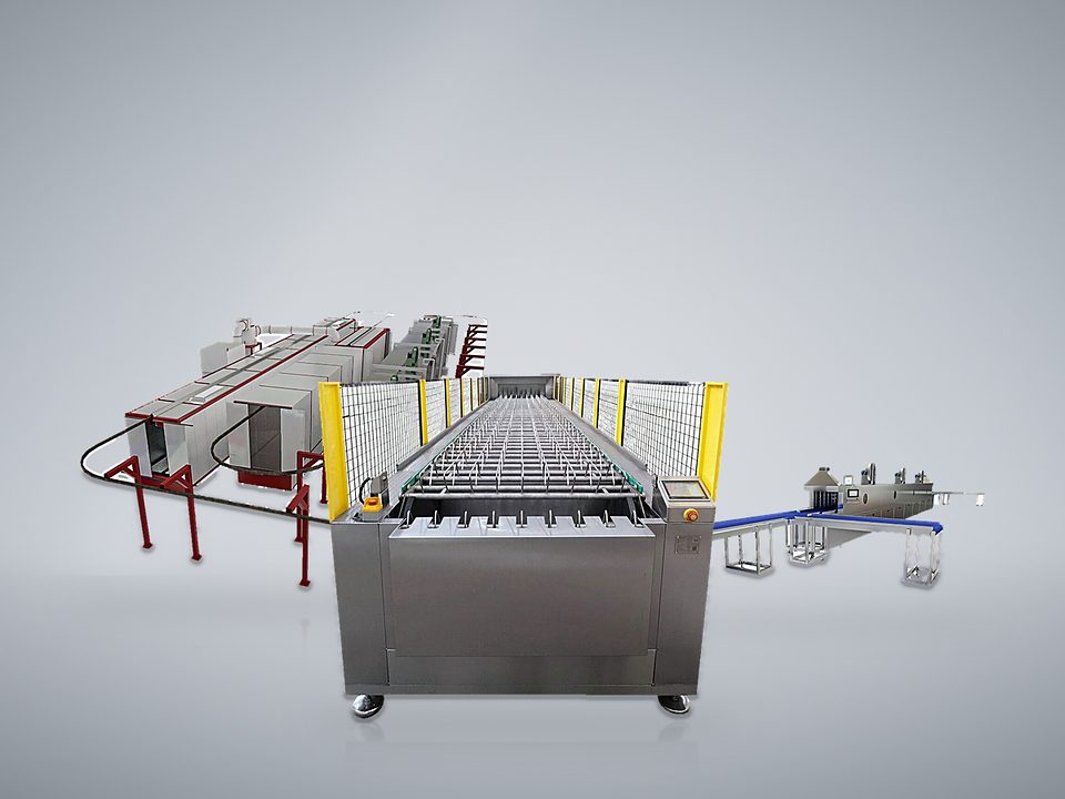 Drie tunnel- en doorloopwasmachines van Phibo