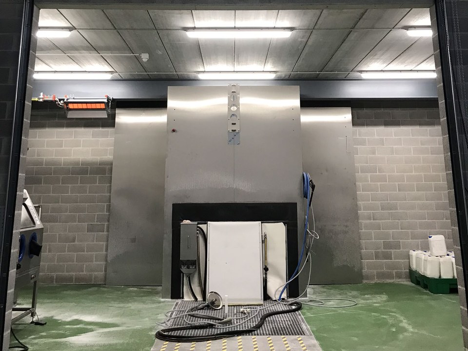 Tornado-platform met een stuk op het werkrooster